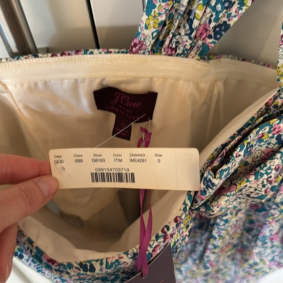 J.Crew, Size 0, Floral, with boning - Picture 4 of 8